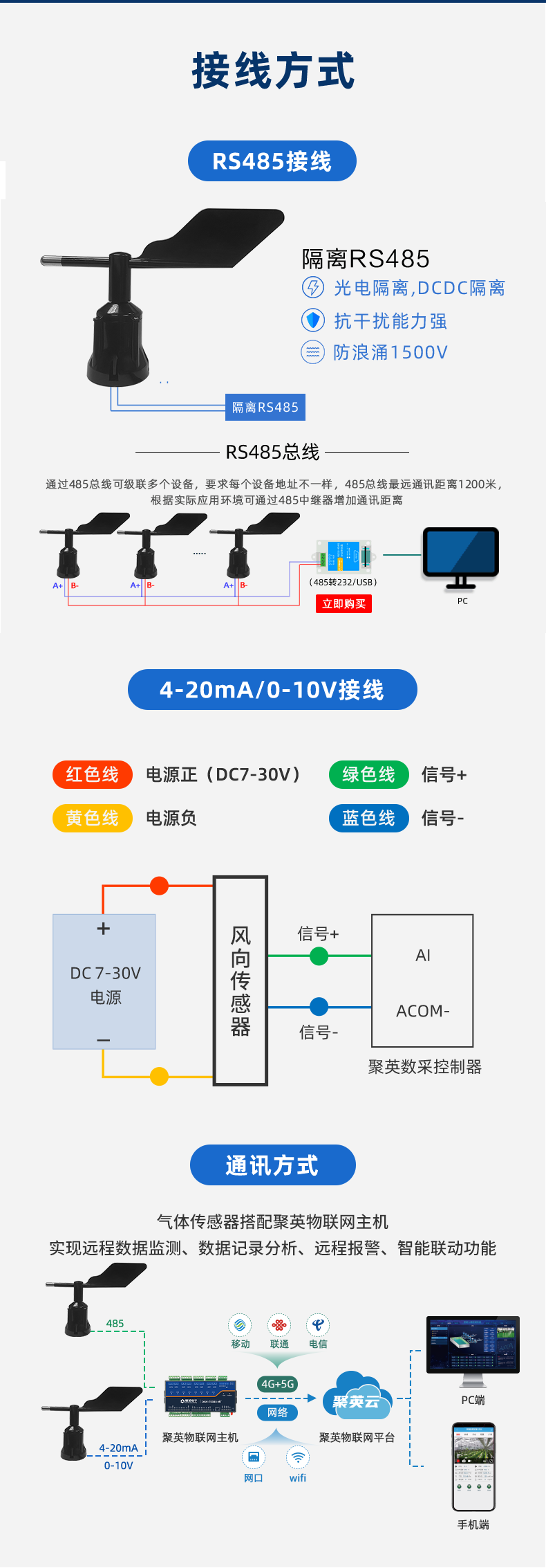 風曏傳感器接線體式格侷