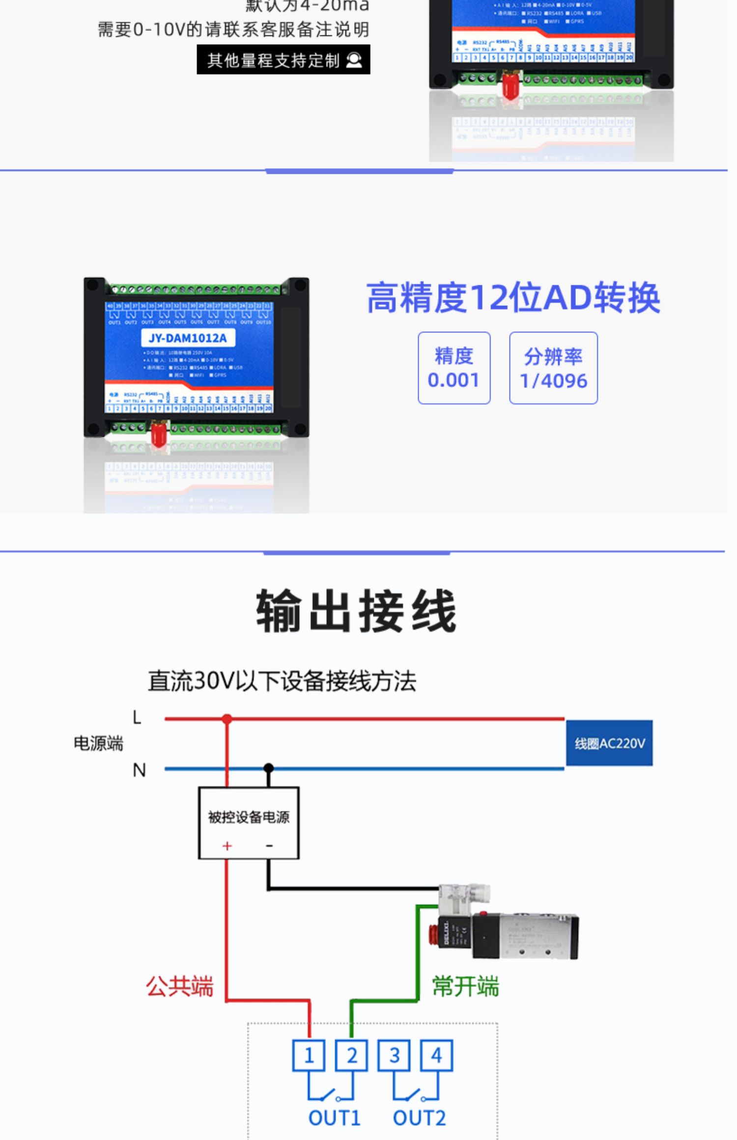 LORA1012A LoRa無線測控模塊設計特色