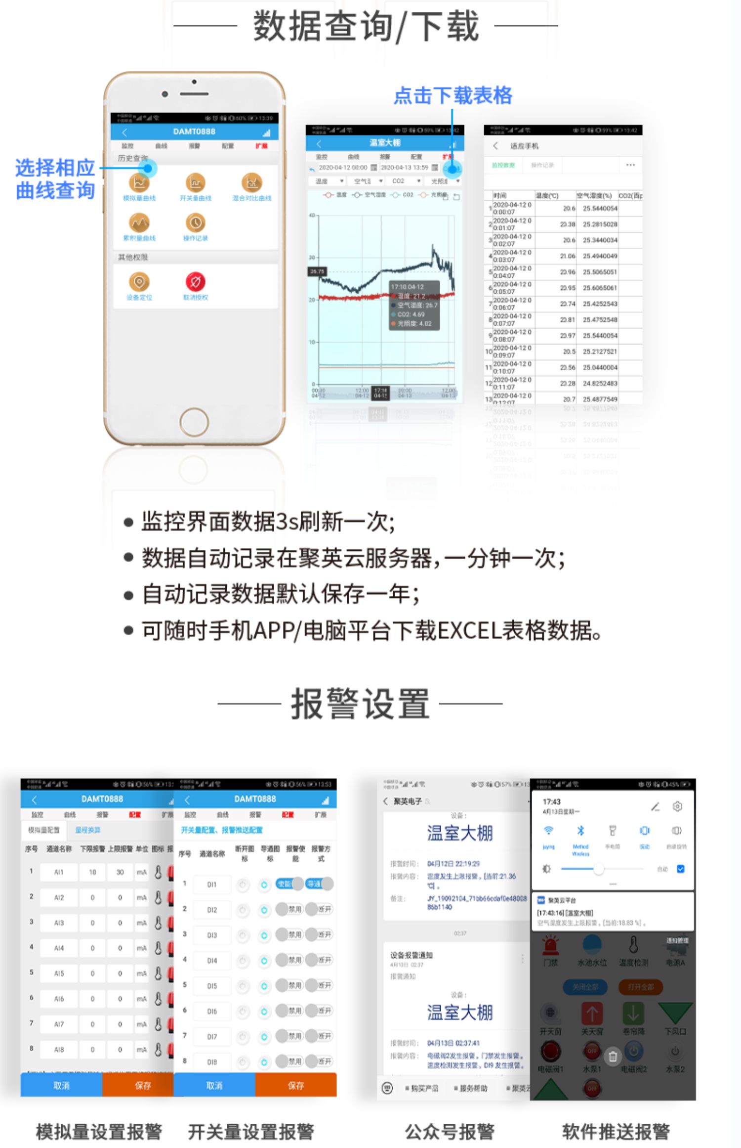 LORA1012A LoRa無線測控模塊雲平台數據查詢下載