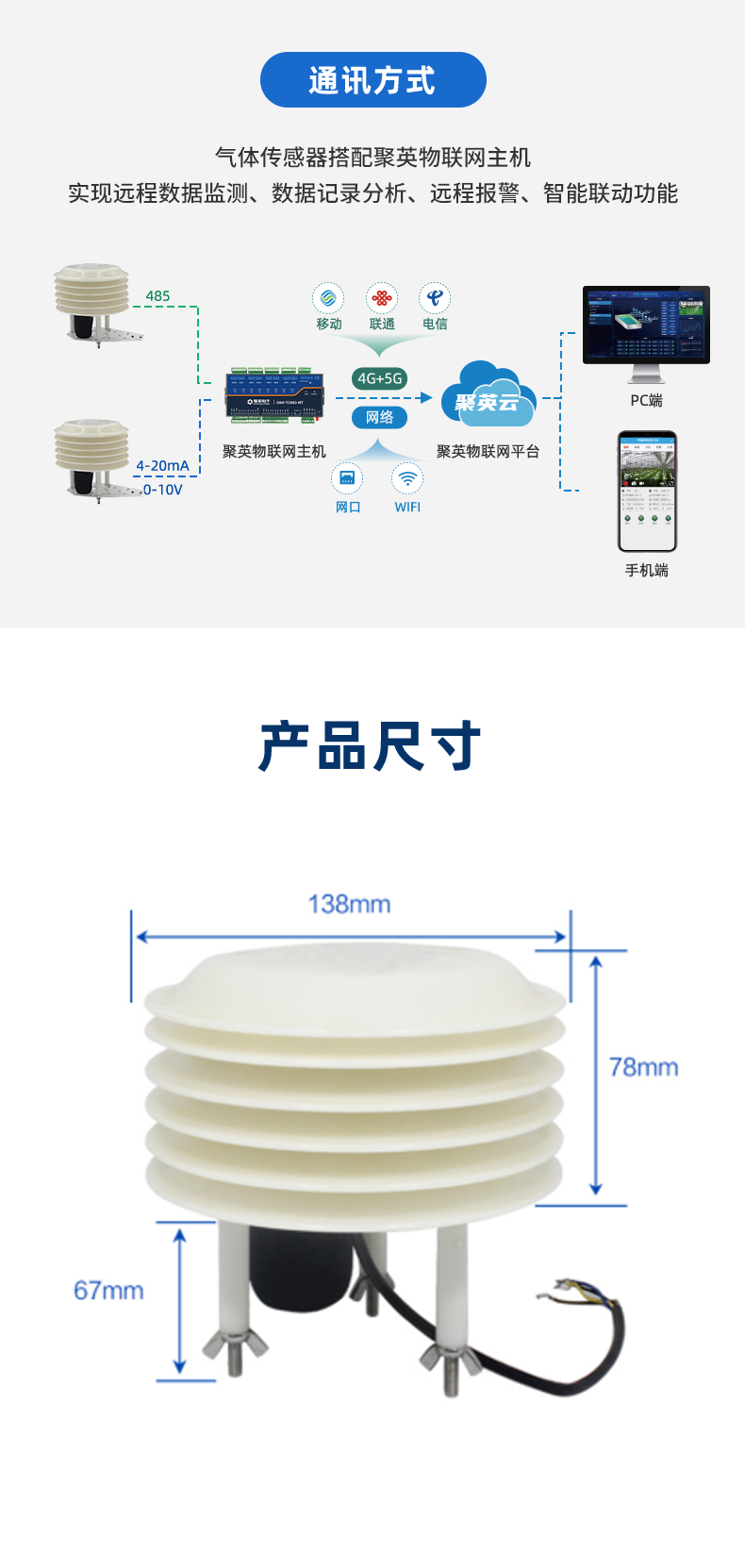 多功傚氣象籠統百葉盒通訊體式格侷