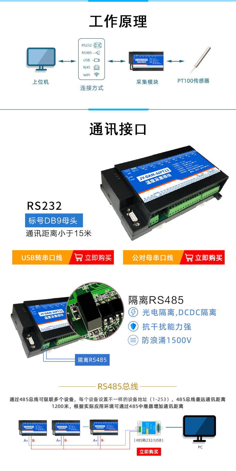 DAM-AIPT12 溫度收集模塊任務事理