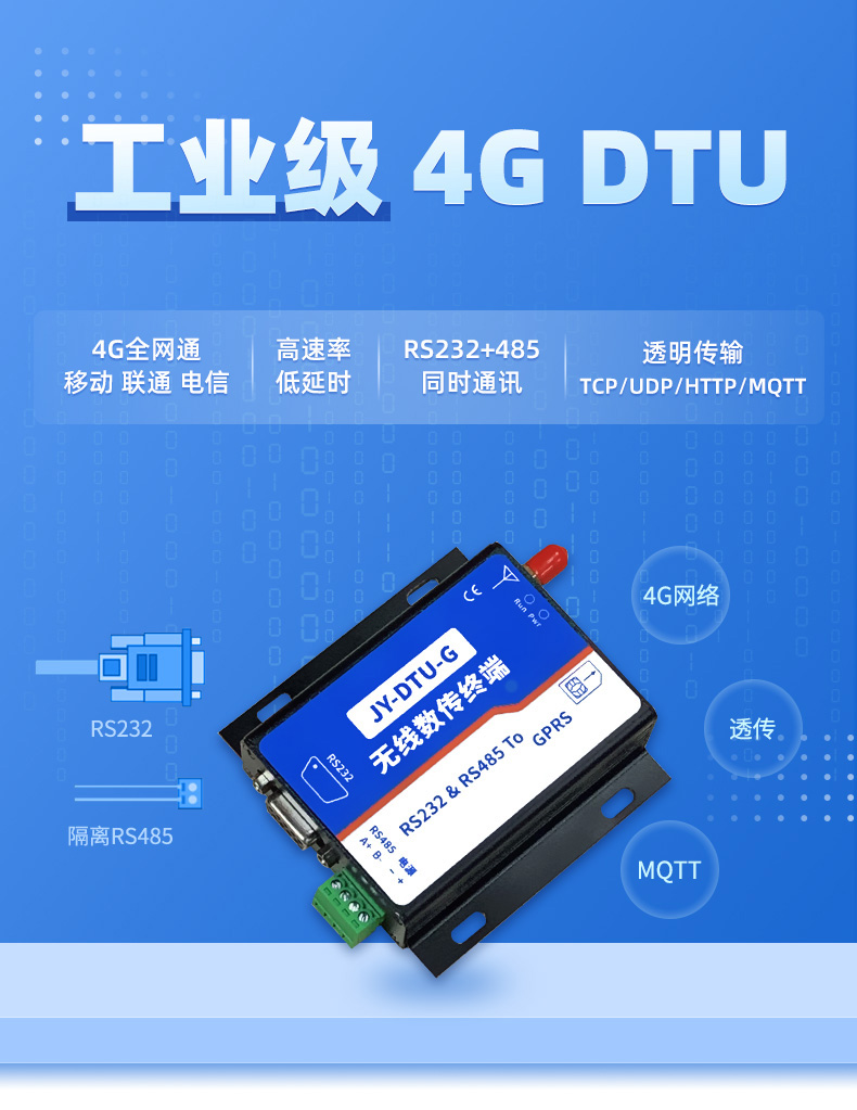 RS232/485轉4G GPRS數傳模塊