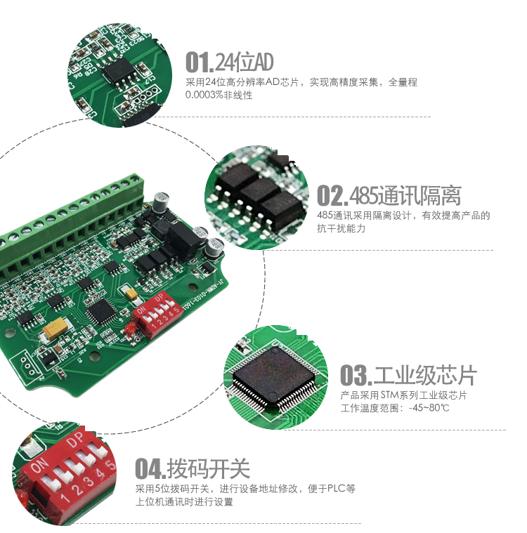  CZ1000G稱重變送模塊細節